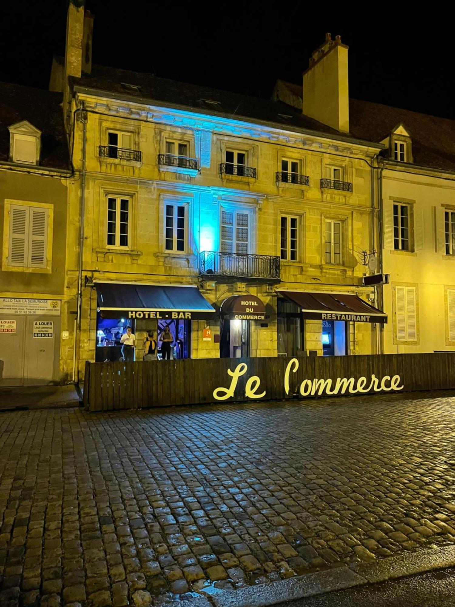 Hotel Du Commerce Semur-en-Auxois Luaran gambar